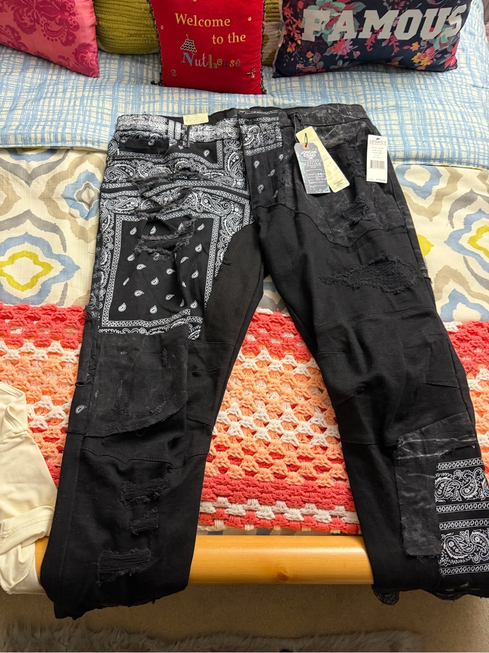 Jordan Craig Black Washed Denim with Branded Tags